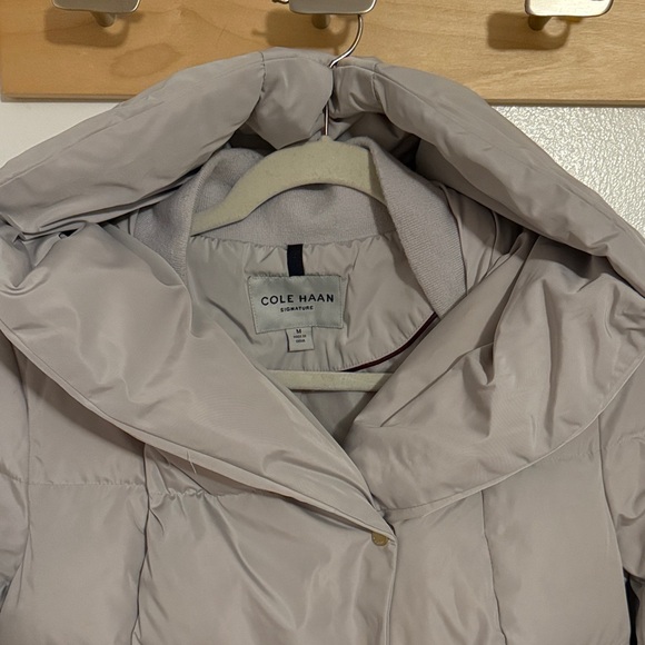 Cole Haan Women's Gray Puffer Jacket - Picture 2 of 3